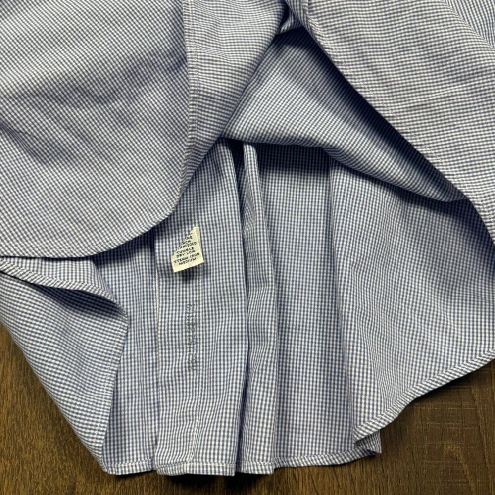 Vintage 90s Polo Ralph Lauren Blake Men's XL Blue Check Button Down Shirt